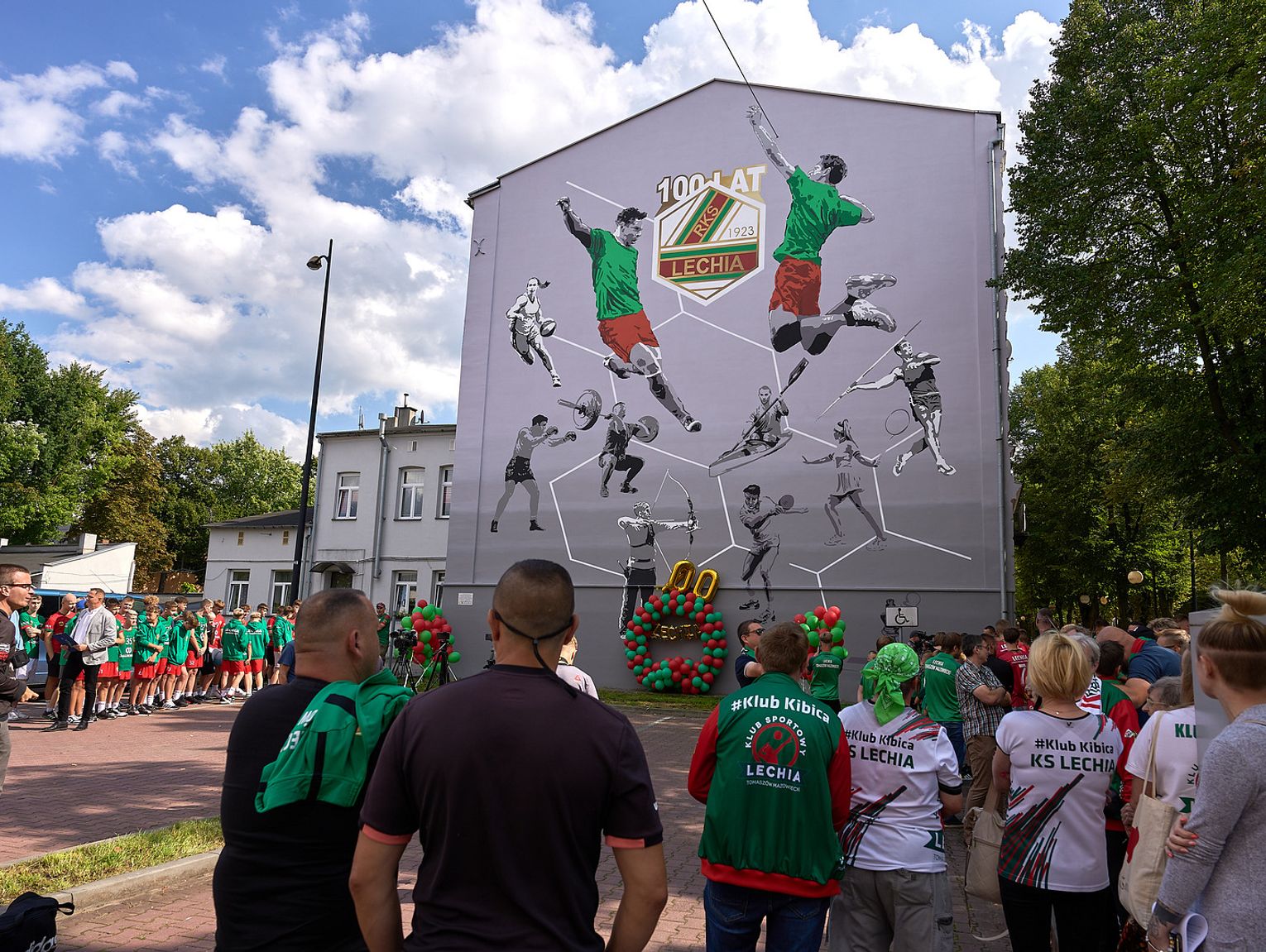 Mural na 100 lecie RKS Lechia odsłonięty