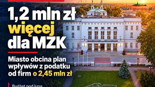 1,2 mln zł więcej dla MZK. Miasto jednocześnie obcina wpływy z podatku od firm o 2,45 mln zł