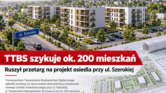 1–3 budynki i około 200 mieszkań. TTBS szykuje dużą inwestycję przy Szerokiej