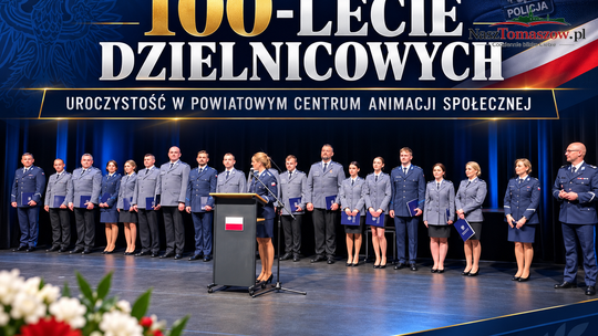 100-lecie dzielnicowych w Tomaszowie. Uroczystość w Powiatowym Centrum Animacji Społecznej