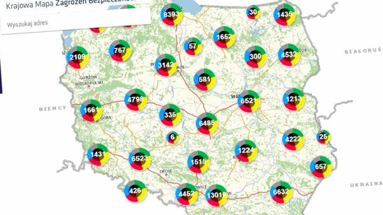 103 zgłoszenia na tomaszowskiej mapie zagrożeń