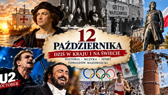 12 października w historii. Kolumb zmienia świat, w Rydze milkną działa, a Tomaszów odzyskuje Kościuszkę