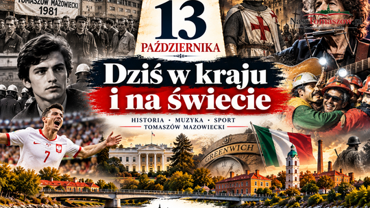 13 października w historii. Stanęło 50 tomaszowskich zakładów, SB zabiła robotnika, a Dylan dostał Nobla