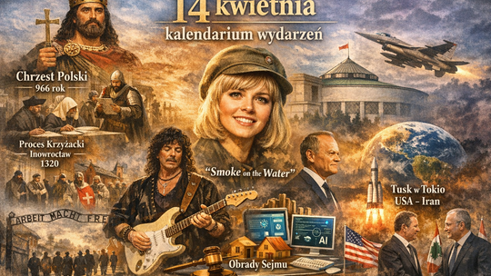 14 kwietnia: od chrztu Mieszka do Marszu Żywych — jeden dzień splata historię, kulturę i politykę