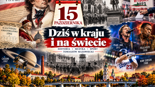 15 października w historii. Kościuszko, niezwykły Tomaszów sprzed 109 lat i wybory, które zmieniły Polskę
