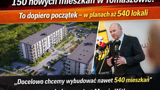 150 nowych mieszkań w Tomaszowie! To dopiero początek – w planach aż 540 lokali