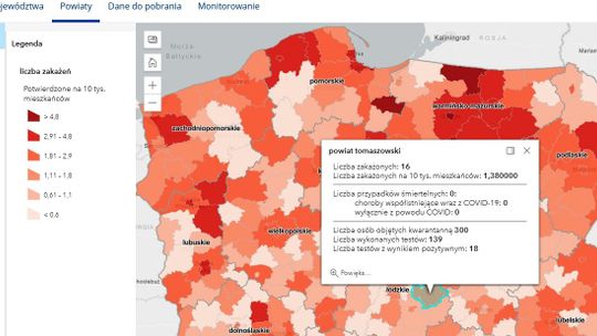 16 nowych przypadków. 300 osób na kwarantannie