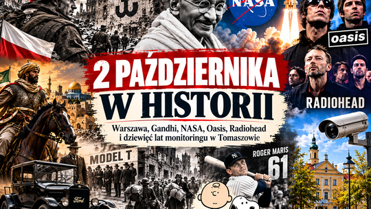 2 października w historii. Kapitulacja Powstania Warszawskiego, narodziny Gandhiego i „Morning Glory”