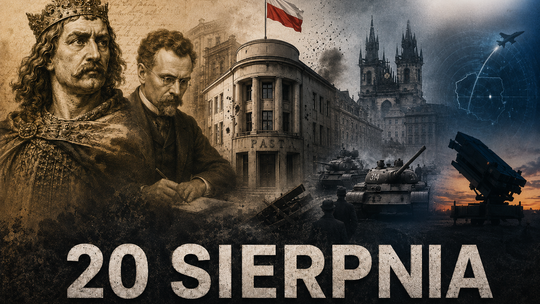 20 sierpnia. Od Krzywoustego i Prusa po PAST-ę i czołgi w Pradze. Dziś także wielki wieczór polskich klubów