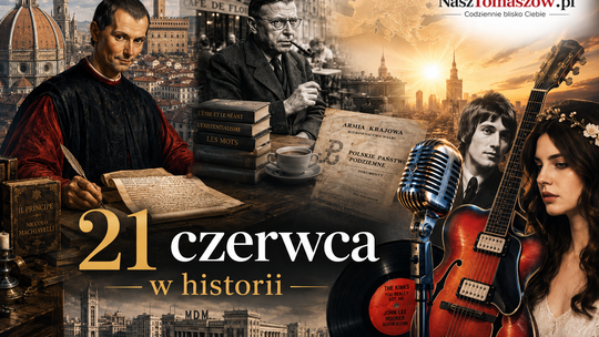 21 czerwca w historii. Machiavelli, Sartre, Proces Szesnastu, socrealizm i rockowy oddech przesilenia