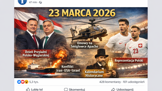 23 marca 2026 – najważniejsze wydarzenia w Polsce i na świecie. Polityka, historia, sport i gospodarka [PRZEGLĄD DNIA]