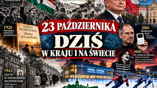 23 października w historii: Węgry przeciw Moskwie, zwycięstwo Lecha Kaczyńskiego i dramat Tomaszowa Mazowieckiego