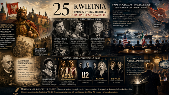 25 kwietnia – dzień, w którym historia oddycha teraźniejszością