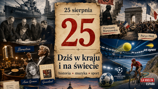 25 sierpnia. Wojna wisiała już w powietrzu, Paryż odzyskał wolność, a muzyka dostała Bernsteina, German i „Graceland”