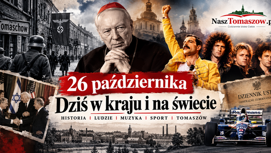 26 października w historii: Tomaszów pod niemiecką okupacją, wolność prymasa Wyszyńskiego i muzyczna legenda Queen