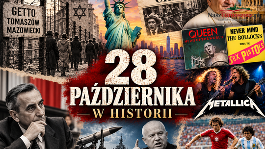 28 października w historii. Ostatnie dni tomaszowskiego getta, wielki krach i narodziny Metalliki