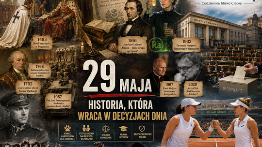 29 maja: od krzyżackiego hołdu po łańcuchy, których Polska chce się pozbyć. Kalendarium dnia