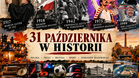 31 października w historii. Luter zmienia Europę, Queen podbija świat, a Tomaszów przeżywa tragedię getta