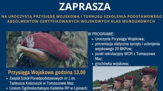 Uroczysta przysięga na Placu Kościuszki