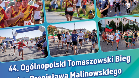 44. Ogólnopolski Tomaszowski Bieg im. Bronisława Malinowskiego - zapisy