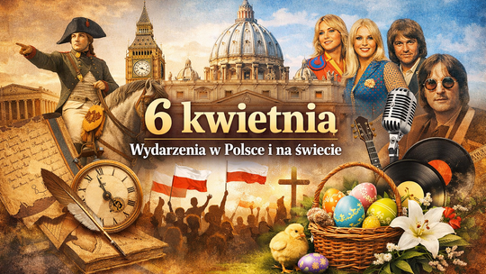 6 kwietnia – najważniejsze wydarzenia w Polsce i na świecie. Kalendarium historyczne i muzyczne