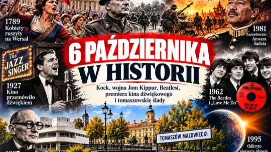 6 października w historii: Kock, wojna Jom Kippur i narodziny kina dźwiękowego