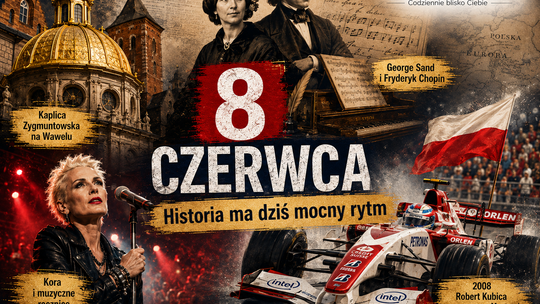 8 czerwca: Wawel, Chopin, Kora, Kubica i pytanie o pamięć, która nie daje się zamknąć w gablocie