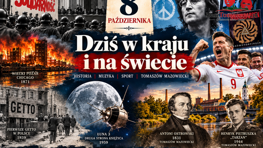 8 października w historii. Solidarność wykreślona ustawą, Ameryka w ogniu i Lennon, który kazał wyobrażać sobie pokój
