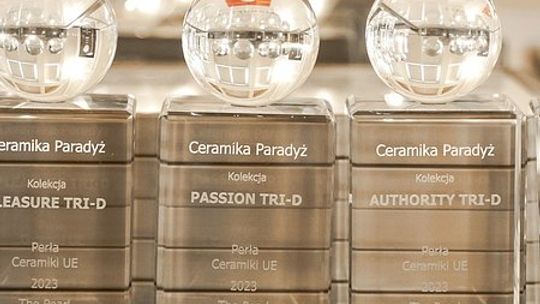 9 wyróżnień dla Ceramiki Paradyż podczas gali Perły Ceramiki UE 2023