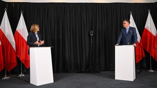 Aborcja, związki partnerskie, prawa pracownicze tematami debaty między Biejat a Hołownią
