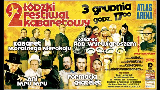 Agencja Impress-Art zaprasza na 2 Łódzki Festiwal Kabaretowy