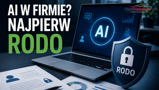 AI w firmie? Najpierw RODO, potem zakup. UODO publikuje checklistę dla małych i średnich przedsiębiorstw