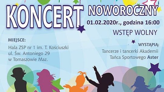 Akademia Tańca Sportowego ASTER zaprasza na koncert noworoczny