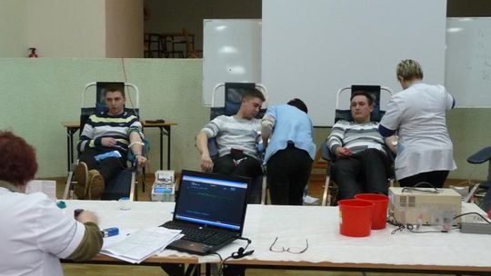 Akcja honorowego krwiodawstwa w ZSP nr 3