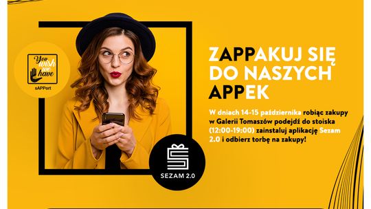Akcja „zAPPakuj się do naszych APPek” w Galerii Tomaszów