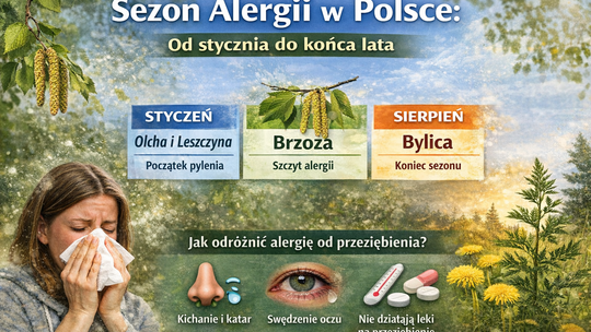Alergolog: sezon alergii w Polsce może trwać od stycznia do końca lata