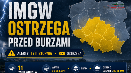 Alert RCB dla mieszkańców powiatu tomaszowskiego