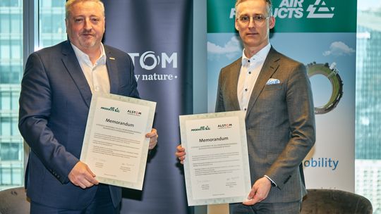 Alstom i Air Products podpisują umowę na opracowanie zeroemisyjnych rozwiązań w transporcie w Polsce