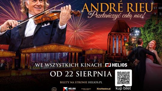 André Rieu powraca na wielki ekran. Wakacyjny pokaz w kinach Helios