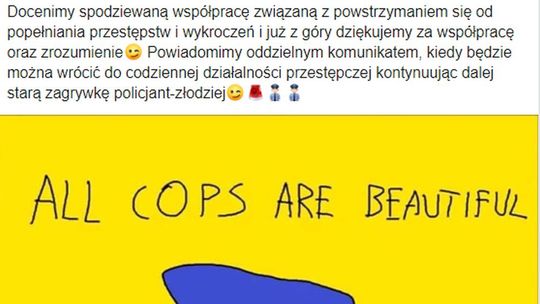 Apel Policji do przestępców