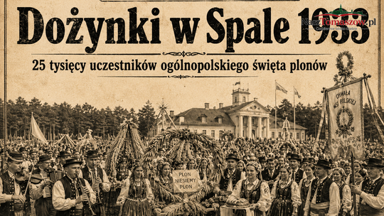 Archiwalne Dożynki Prezydenckie w Spale 1933: korowód, gwary i obrzędy II RP