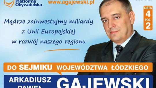 Arkadiusz Gajewski: edukacja - inwestycja w przyszłość