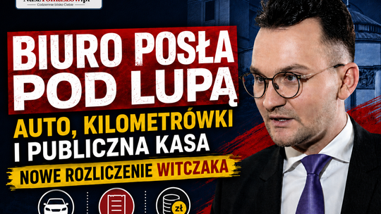 Auto, kilometrówki i biuro na papierze. Rozliczenie Adriana Witczaka pokazuje, gdzie płyną publiczne pieniądze