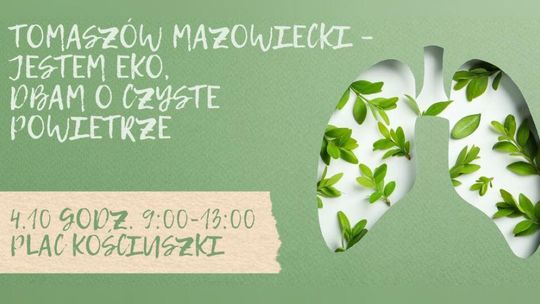 Bądź EKO, dbaj o czyste powietrze – w sobotę spotkanie na pl. Kościuszki