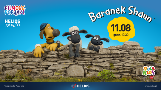 Baranek Shaun na ekranie kina Helios w ramach cyklu Filmowy Poranek