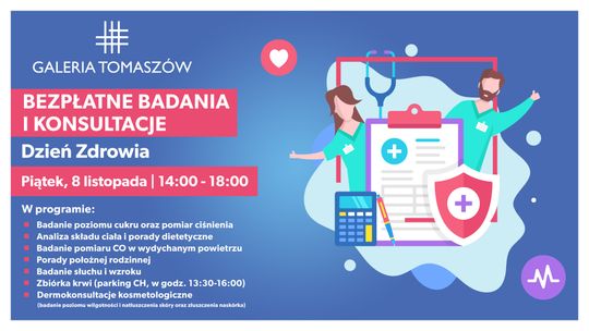   Bezpłatne badania w Galerii Tomaszów