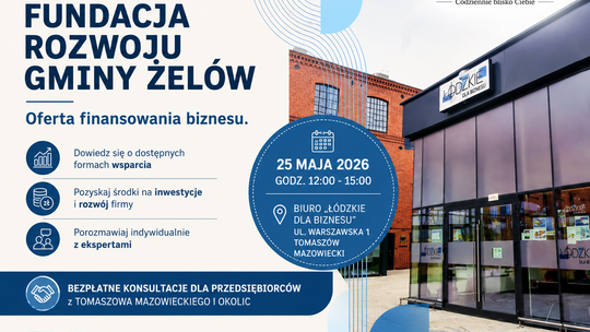 Bezpłatne konsultacje dla przedsiębiorców w Tomaszowie. Jak zdobyć pieniądze na rozwój firmy?