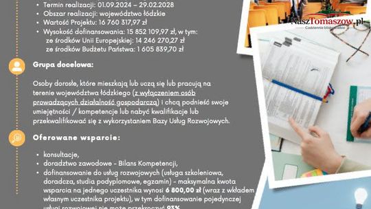Bezpłatne konsultacje o bonach rozwojowych w Tomaszowie Mazowieckim