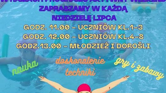 Bezpłatne zajęcia nauki pływania w SP nr 12