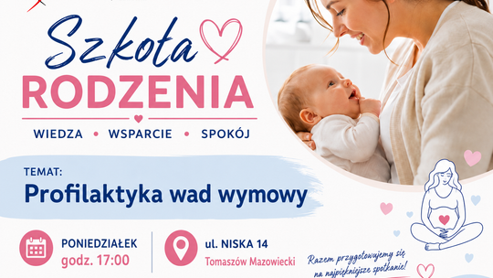 Bezpłatne zajęcia Szkoły Rodzenia TCZ. Tym razem o profilaktyce wad wymowy